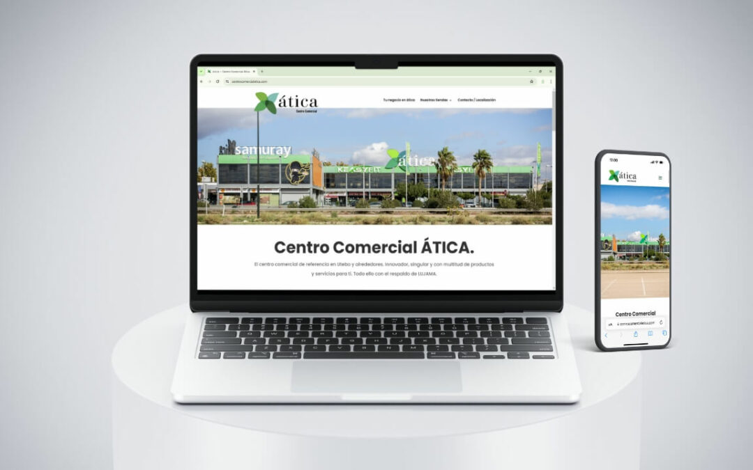 Nueva web Centro Comercial Ática