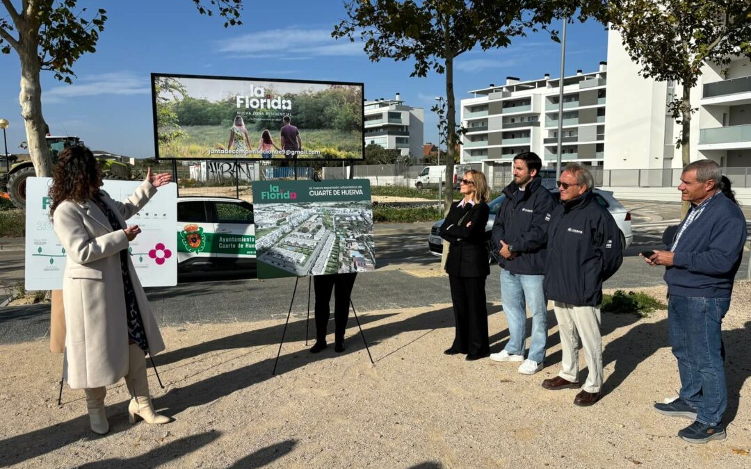 Cuarte de Huerva sigue creciendo: Inicio del desarrollo urbanístico de La Florida, el futuro residencial de la localidad